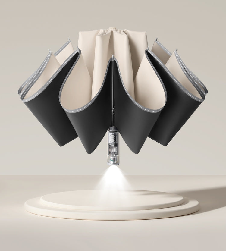 Magic Bow Regenschirm mit 123cm | Automatik, Taschenlampe & Geschenk-Verpackung