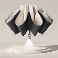 Magic Bow Regenschirm mit 123cm | Automatik, Taschenlampe & Geschenk-Verpackung