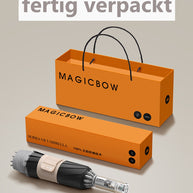 Magic Bow Regenschirm mit 123cm | Automatik, Taschenlampe & Geschenk-Verpackung